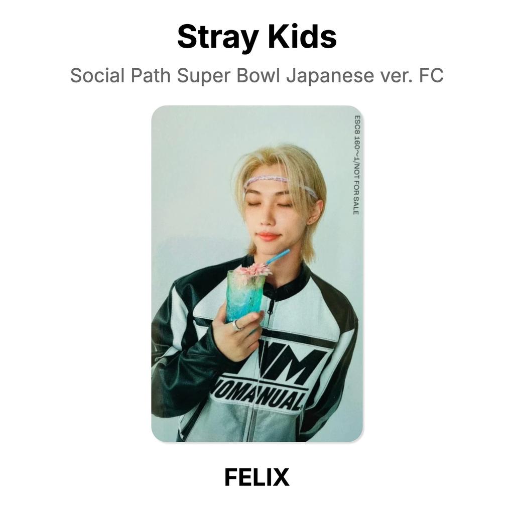 Stray Kids Social Path Super Bowl Japanese ver. FC Official Photocard