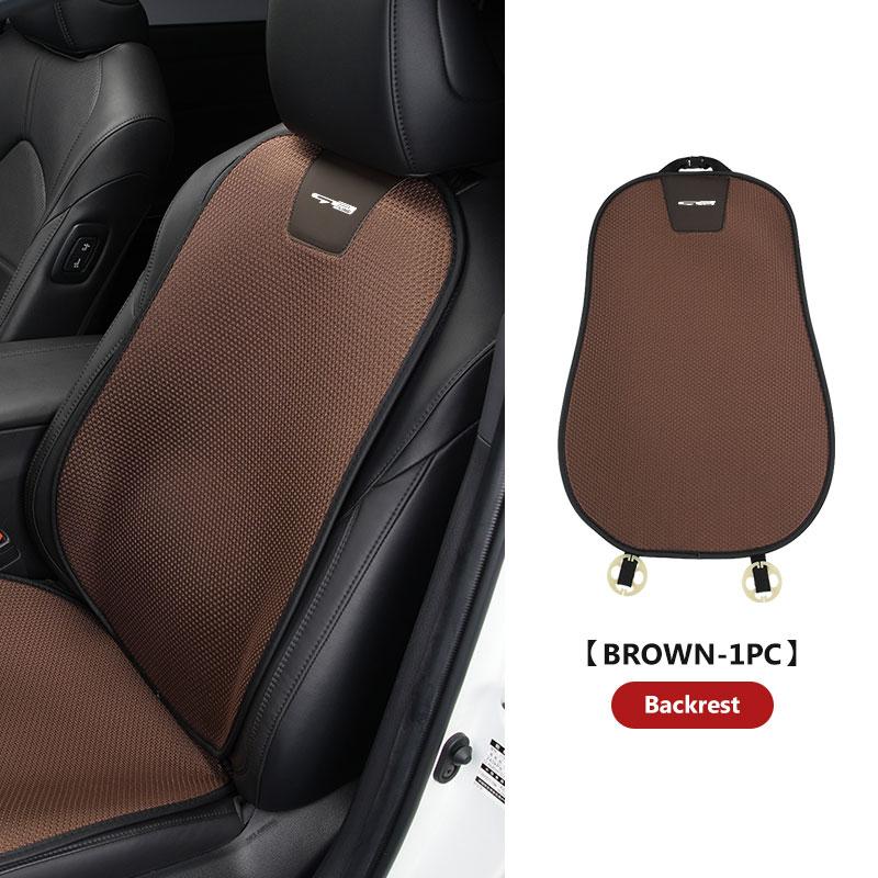 Car Ice Silk Seat Pad Breathable Mat Lumbar Support Mat Accessories For KIA Rio K5 K2 Sportage Ceed Sorento Picanto Stinger Soul QD2