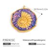Stainless Steel DIY Jewelry Accessories Cartoon Enamel Pendant for Bracelets and Necklaces