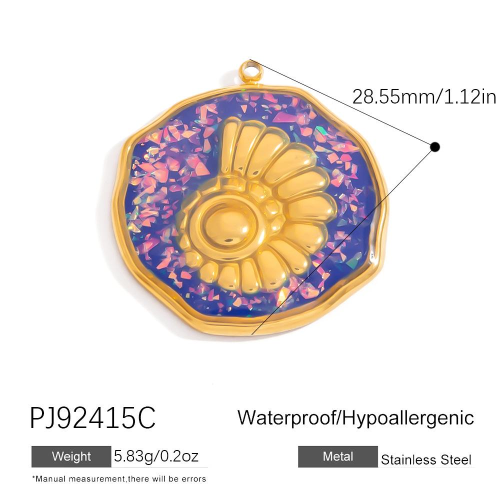 Stainless Steel DIY Jewelry Accessories Cartoon Enamel Pendant for Bracelets and Necklaces