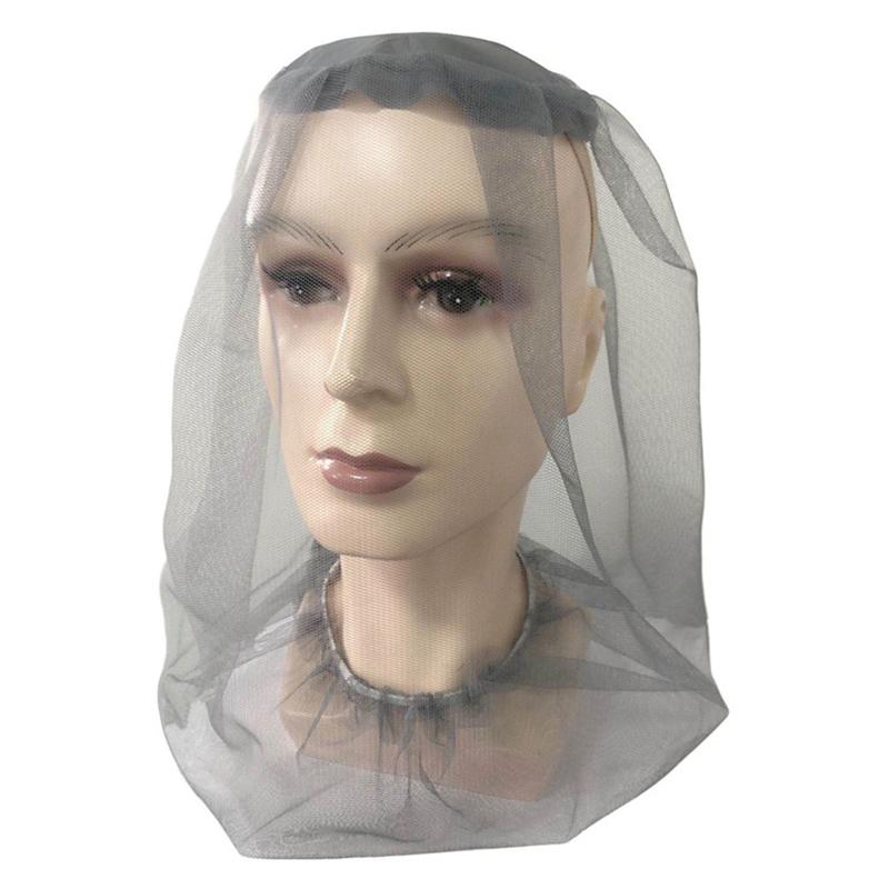 

Летняя рыболовная кепка, кепка от насекомых, москитная сетка, защитная сетка для лица, солнцезащитный козырек для охоты и кемпинга, шея и голова серый