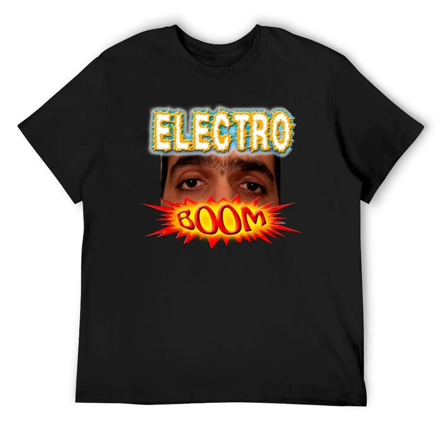 

Electroboom T-Shirt for a boy plus size clothes boys whites mens funny t shirts XXXXXL