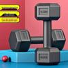 Hex Rubber Coated Dumbbell