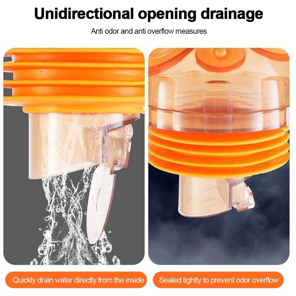 Anti-Odor Washing Machine Floor Drain Multi-port Sealing Plug  Laundry Room