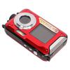 Full HD 2.7K 48MP 10ft Water Resistant Underwater Digital Camera 16X Digital Zoom Front Rear Double Screens Water Resistant Digital Camera