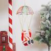 Christmas Santa Electric Parachute Toy With Music And Light For Kids Holiday Decor