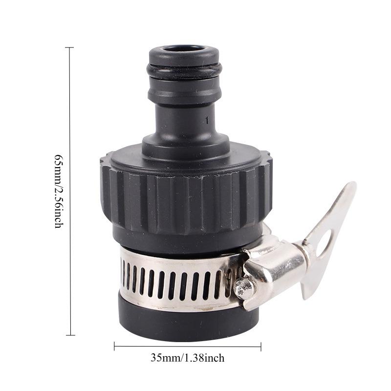 Garden Irrigation Faucet Adapter Plastic Hose Pipe Connector Universal Quick Connect Tap Fitting for Watering Car Washing
