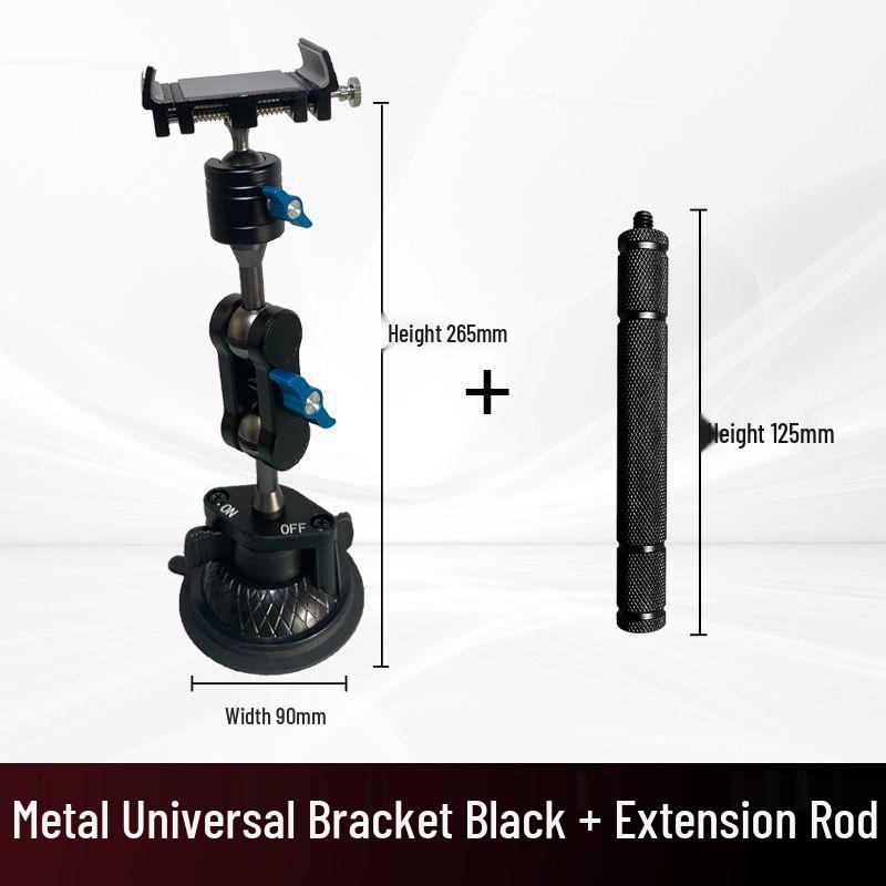 Anti-Shake Suction Cup Phone Holder for Car and Sports Live Streaming