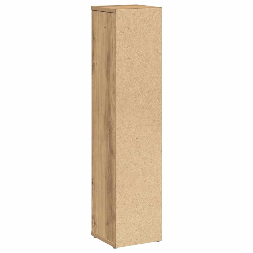 Bathroom Cabinet with Toilet Paper Holder Artisan Oak 20.5 X 20 X 90 Cm