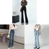 High Waist Slim Fit Denim Jeans For Women With Stretch Cotton Fabric Spring 2023 Style