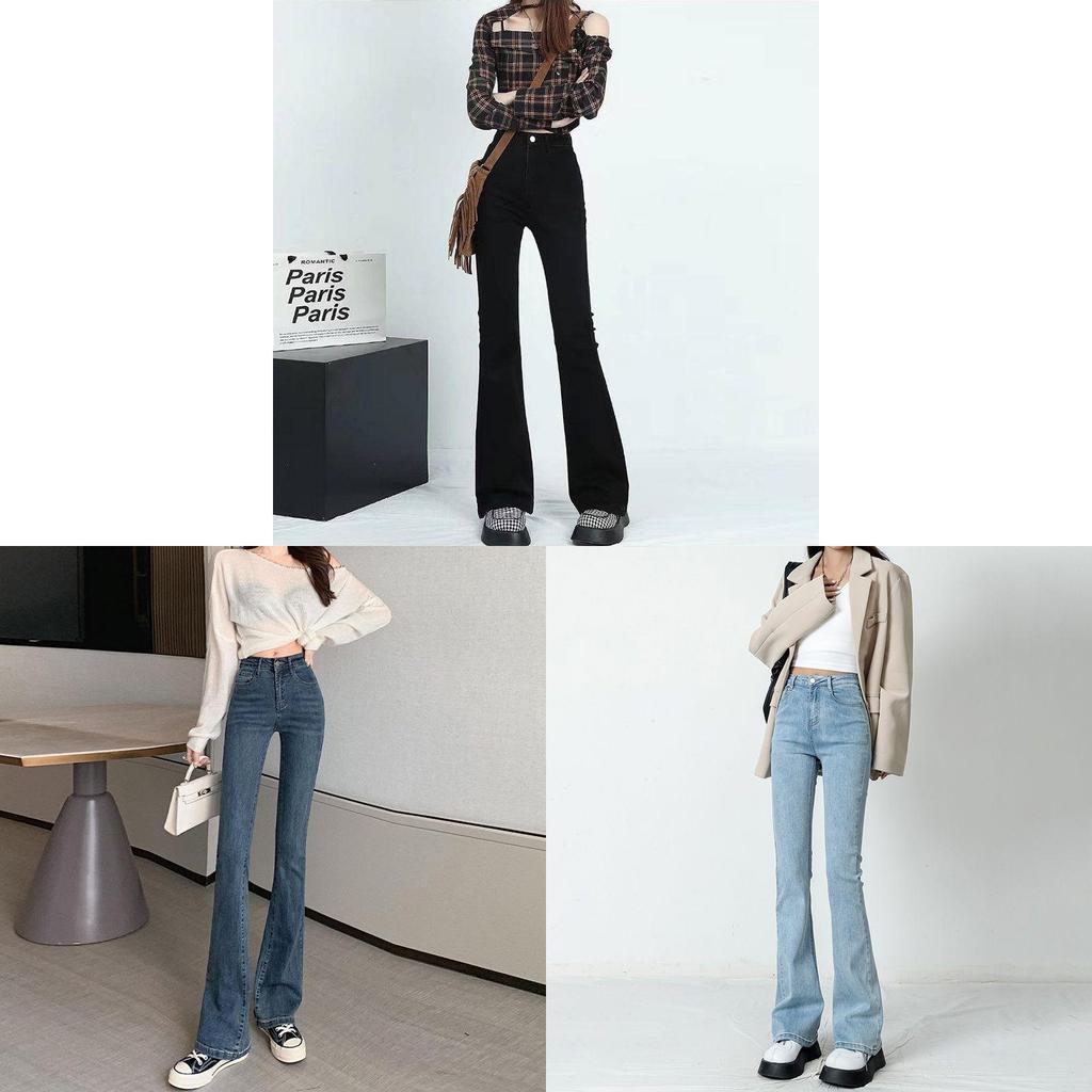 High Waist Slim Fit Denim Jeans For Women With Stretch Cotton Fabric Spring 2023 Style