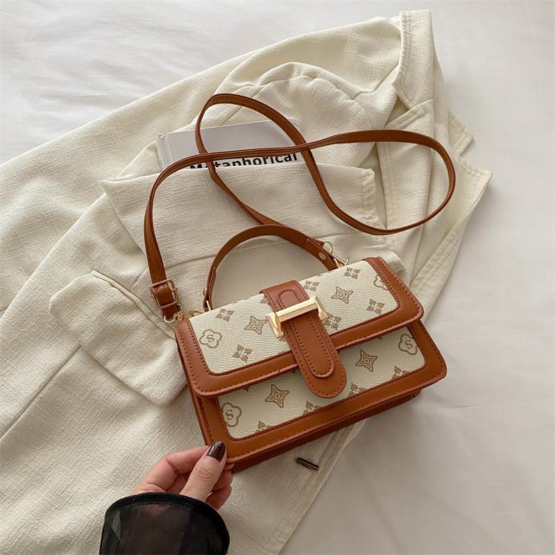 2024 New Vintage Style High-quality Single Shoulder Bag With Unique Print Design