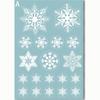 2025 Double-Sided Snowflake Static Glass Stickers - Christmas Window & Wall Decoration