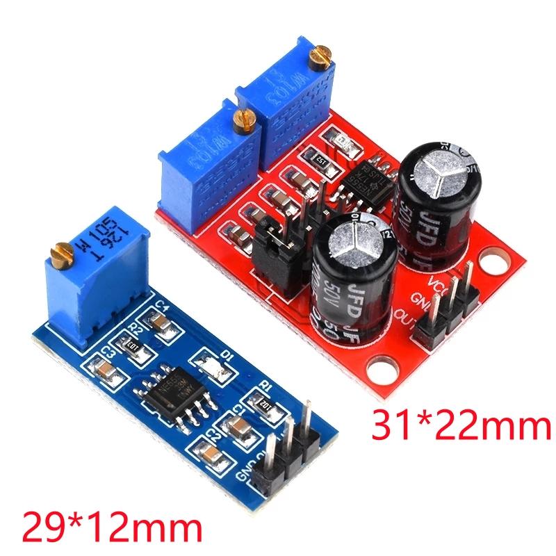 NE555 pulse frequency, duty cycle adjustable module,square/rectangular wave signal generator,stepping motor driver 5v-12v