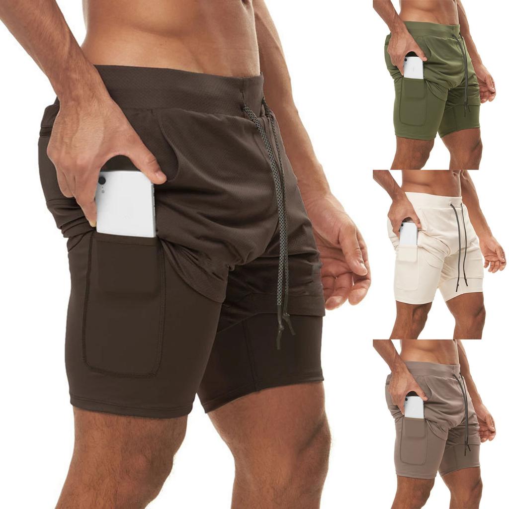 Men's Sports Shorts Summer Five Pants Quick Dry Beach Pants Stretch