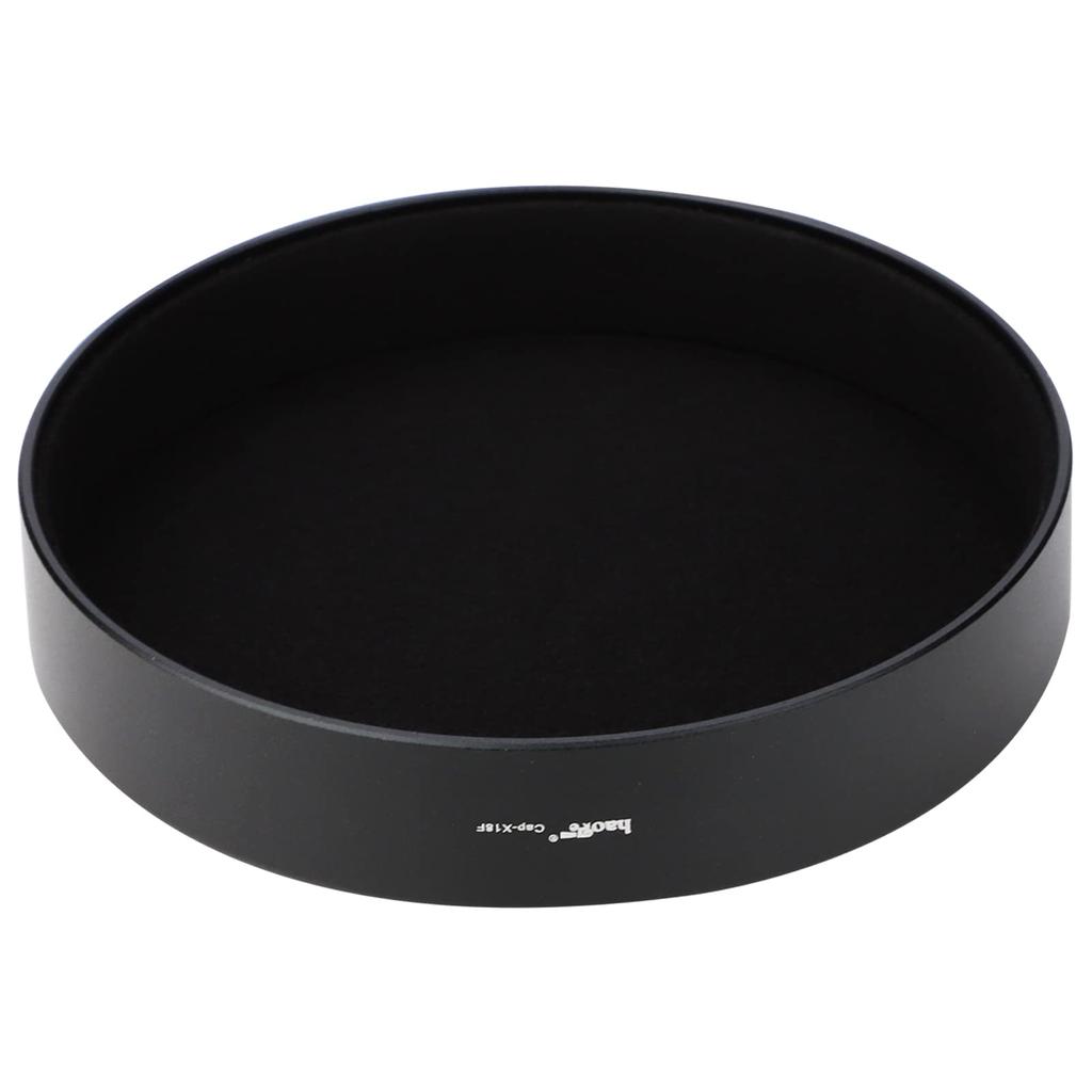 Haoge Metal Square Bayonet Lens Hood for Fujinon XF 18mm R LM WR Lens with Metal Front Cap F1.4
