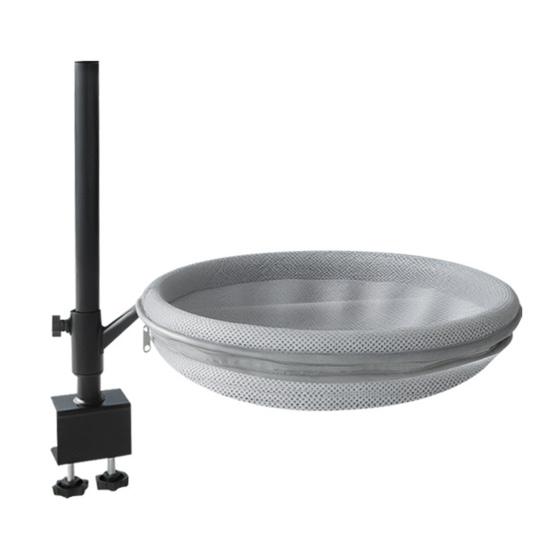 Cat Bed & Perch for Desk 360 Degrees Adjustable Mesh Hammock with Metal Frame Breathable Soft Mesh Cat Nest for Home Office Desk