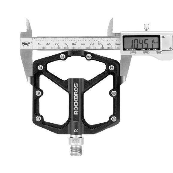 ROCKBROS MTB Road Bicycle Pedals Aluminum Alloy Bike PedalsAnti-slip Ultralight Sealed Bearing One-piece Mountain Bike Pedal