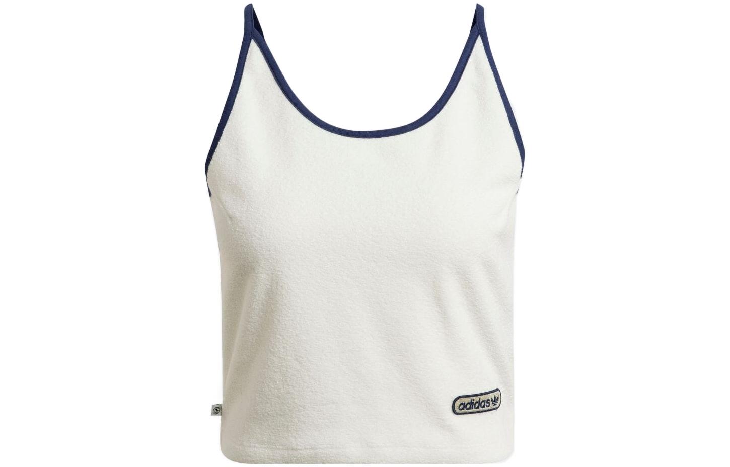 

Adidas Camisoles Women s White U Neck Moderate Straight Fit HL6584 M