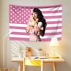 Melanie Martinezs USA Flag Tapestry Pop Singer Home Decor Wall Hanging Dorm Backdrop Party Concert Banner Decor Gift for Fans