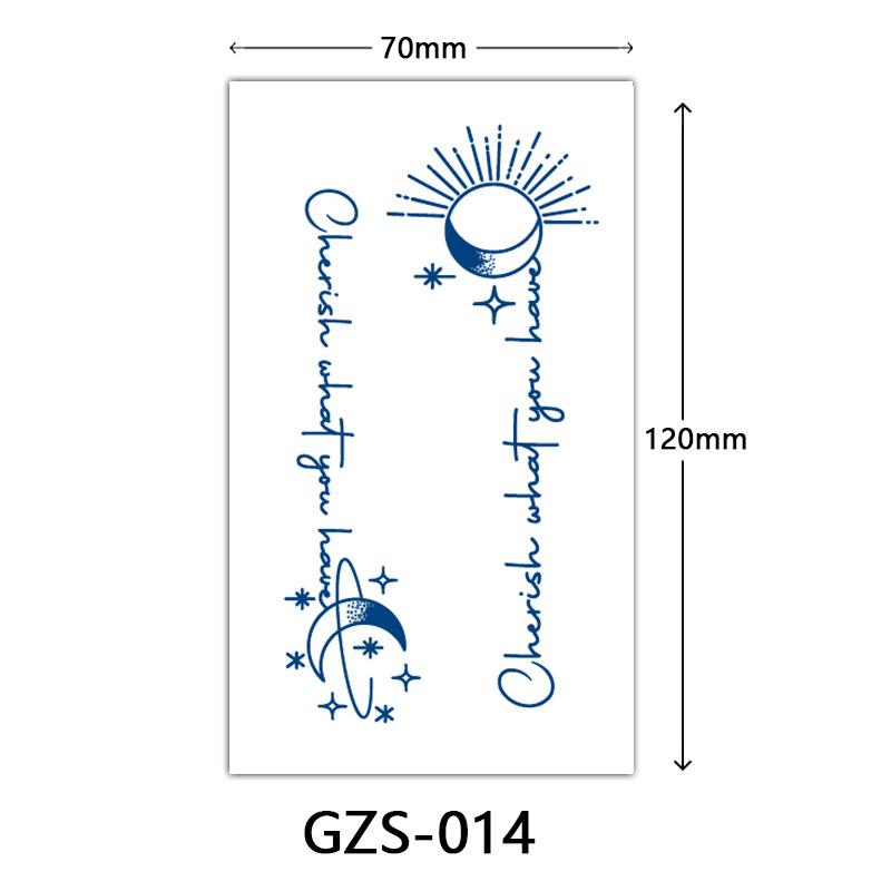 Juice Herbal Tattoo Sticker, Finger Sticker, Juice Semi-Permanent Tattoo Sticker, Sweat-Proof Tattoo