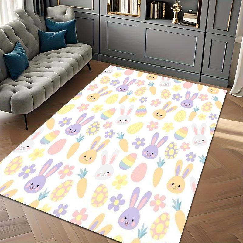 

Ковры для спальни Счастливой Пасхи Яйца Ковер Домашний Декор Мягкие ковры для гостиной Ковер Детский игровой коврик Подарок Alfombra Декор спальни 40x60CM