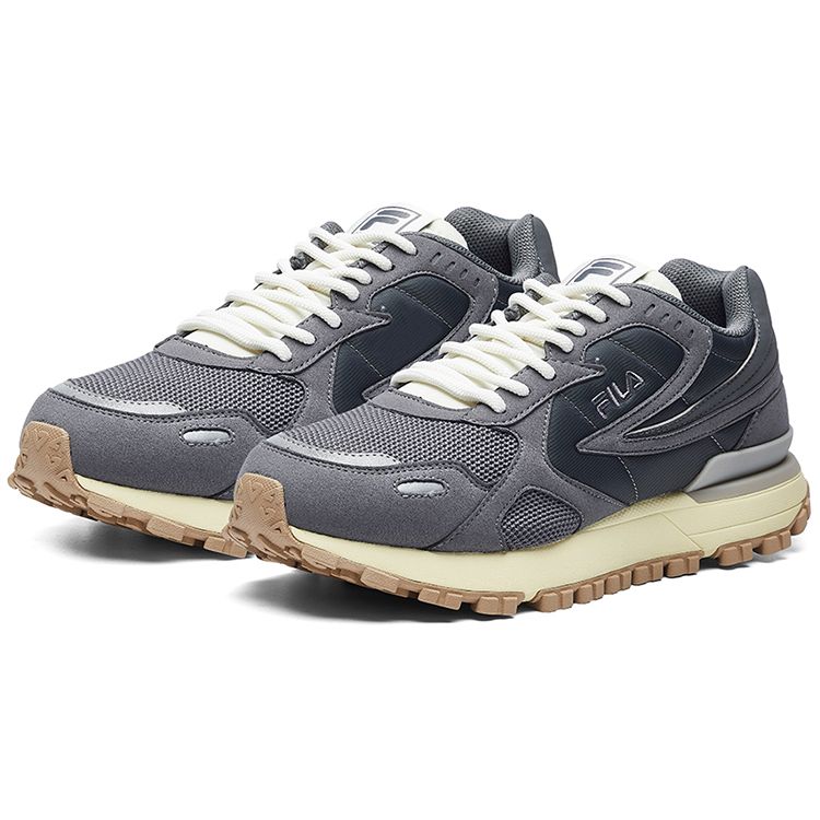Fila Men's Culaccino Light Gray Low Top Retro Casual Sneakers F12M031123FQS