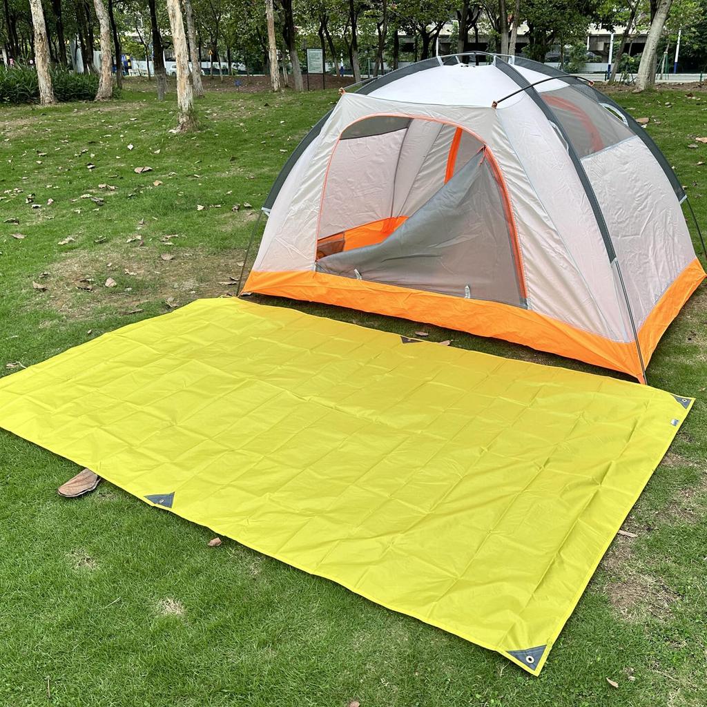 TRIWONDER Outdoor Waterproof Sunshade Camping Shelter Tent Tarp Footprint Beach Picnic Blanket Mat Rainfly Hammock L 300x290 (Green - CM)