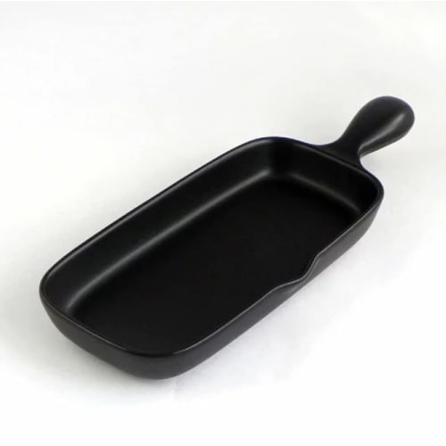 Banko Ware Grill Plate (heat-resistant Half Plate with Handle)