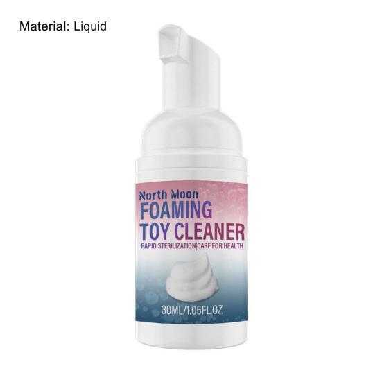 Yousheng 30ml Toy Foaming Cleaner Non-irritating Ingredients Fast Foaming Liquid Foam Type Gentle Silicone Sexy Toy Cleaner for Home