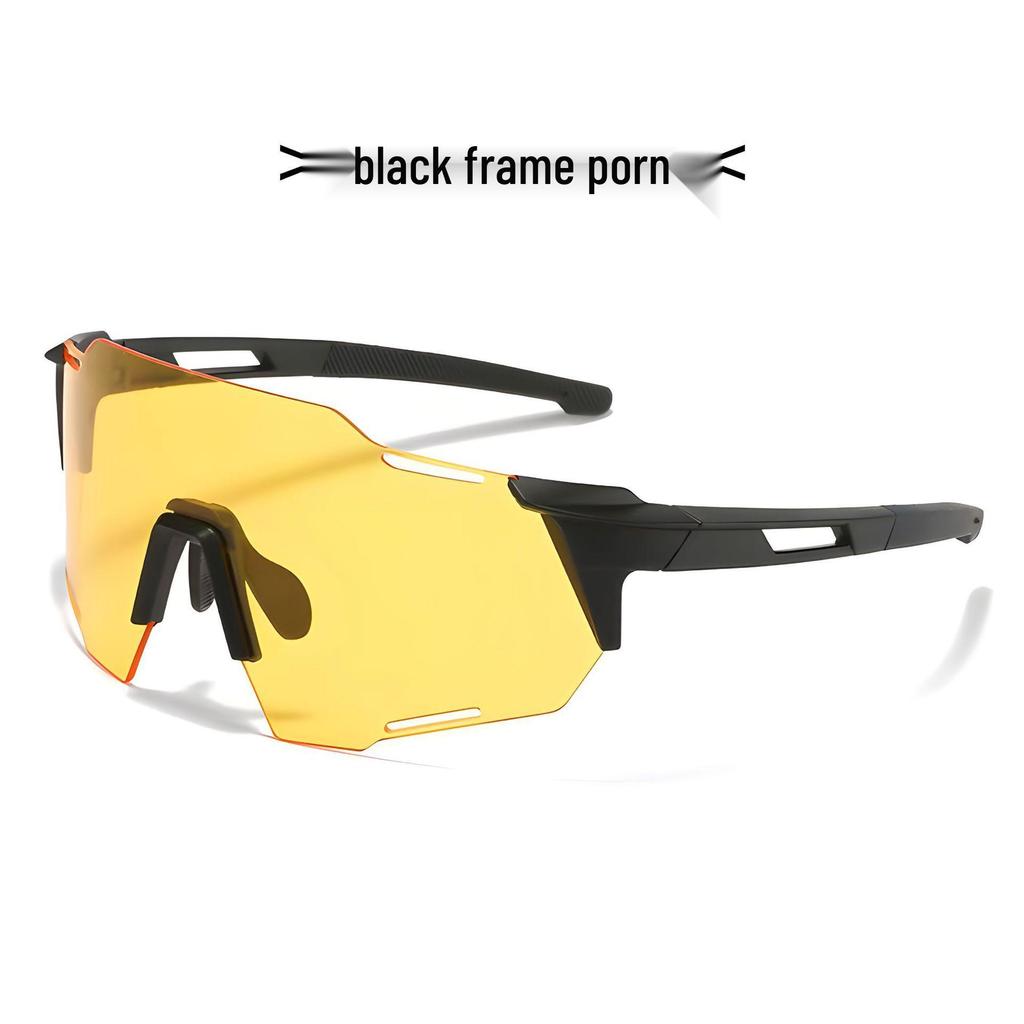 Day-Night Color-Changing Cycling Sunglasses: Trendy, Windproof, Sandproof, Night Vision Sports Glasses for Driving