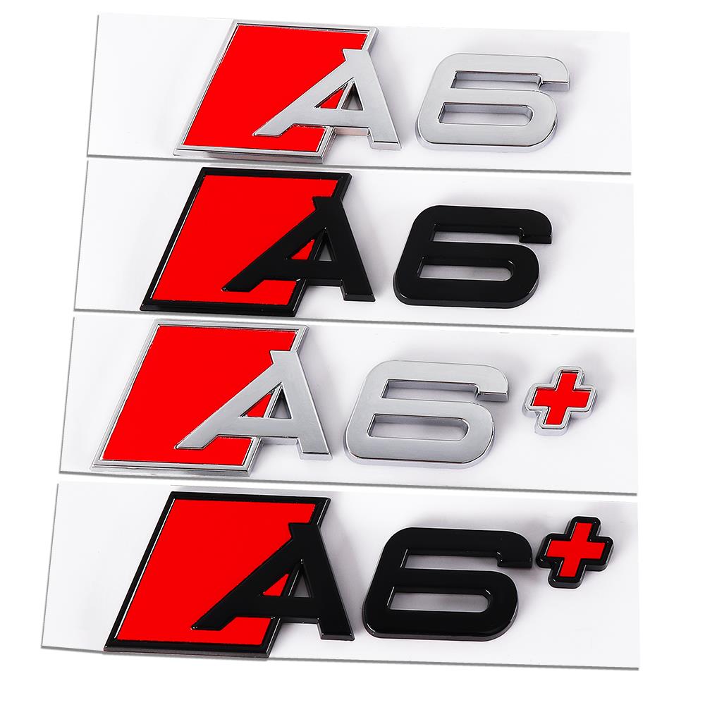 3D Car Styling Body Rear Trunk Emblem Sticker Badge Letters Decoration Decals For 78a A3 A4 A5 A6 A7 A8 Logo Auto Accessoriesa78