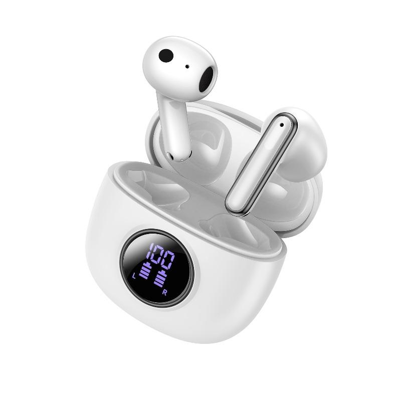 New dual-mark noise reduction wireless bluetooth headset. Private mode high definition call E power digital display
