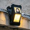 Solar Clip Light with Motion Sensor Intelligent Photosensitivity Outdoor LED Light for Garden And Camping No Wiring or Drilling High-Brightness COB