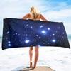 Sternenhimmel Strandtuch, Mikrofaser Super Saugfähiges Strandtuch, Weiches und Bequemes Badezimmerhandtuch Sandfreies Strandtuch