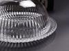 Exquisite Covered Cake Pan, Fruit Dessert Plate with Glass Cover, Table Dust Proof, Afternoon Tea, Heart Display Tray, New