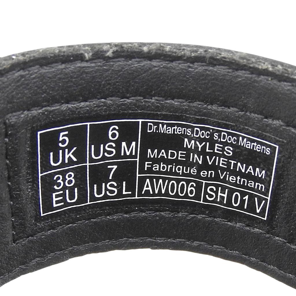 Pristine Dr.Martens Sandals MYLES Leather slide sandals black Women 23523001 Used