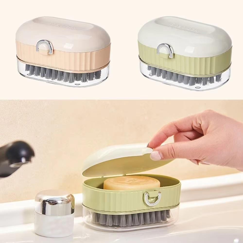 2PCS Drainable 2 in 1 Soap Box Plastic Soap Storage Rack Portable Soap Holder  Household Use