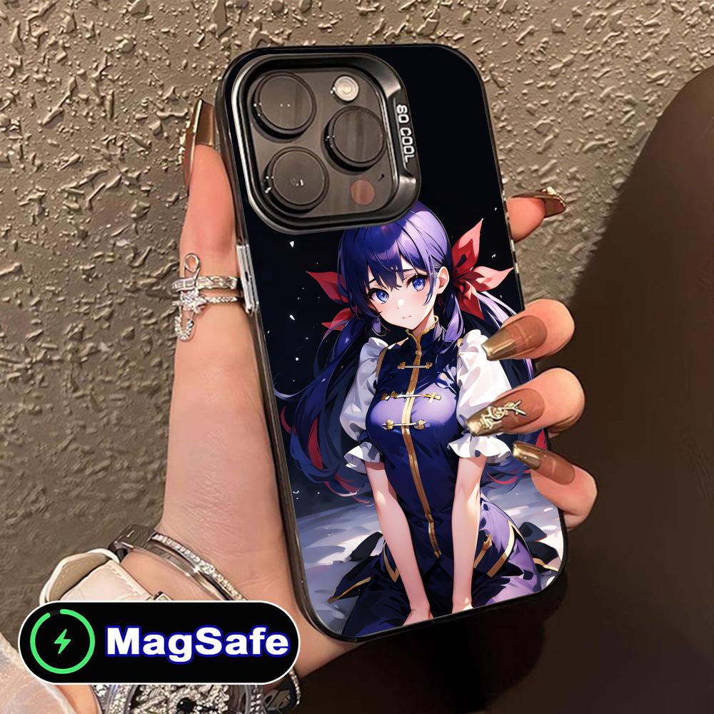 Fatal Fury Hotaru Futaba Phone Case for iPhone 17 16 15 14 13 12 11 Air Pro Max Plus MagSafe Translucent Colorful Cover Cover