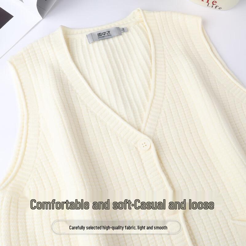 SNOWFLYING Women s V-Neck Knit Vest EU 38