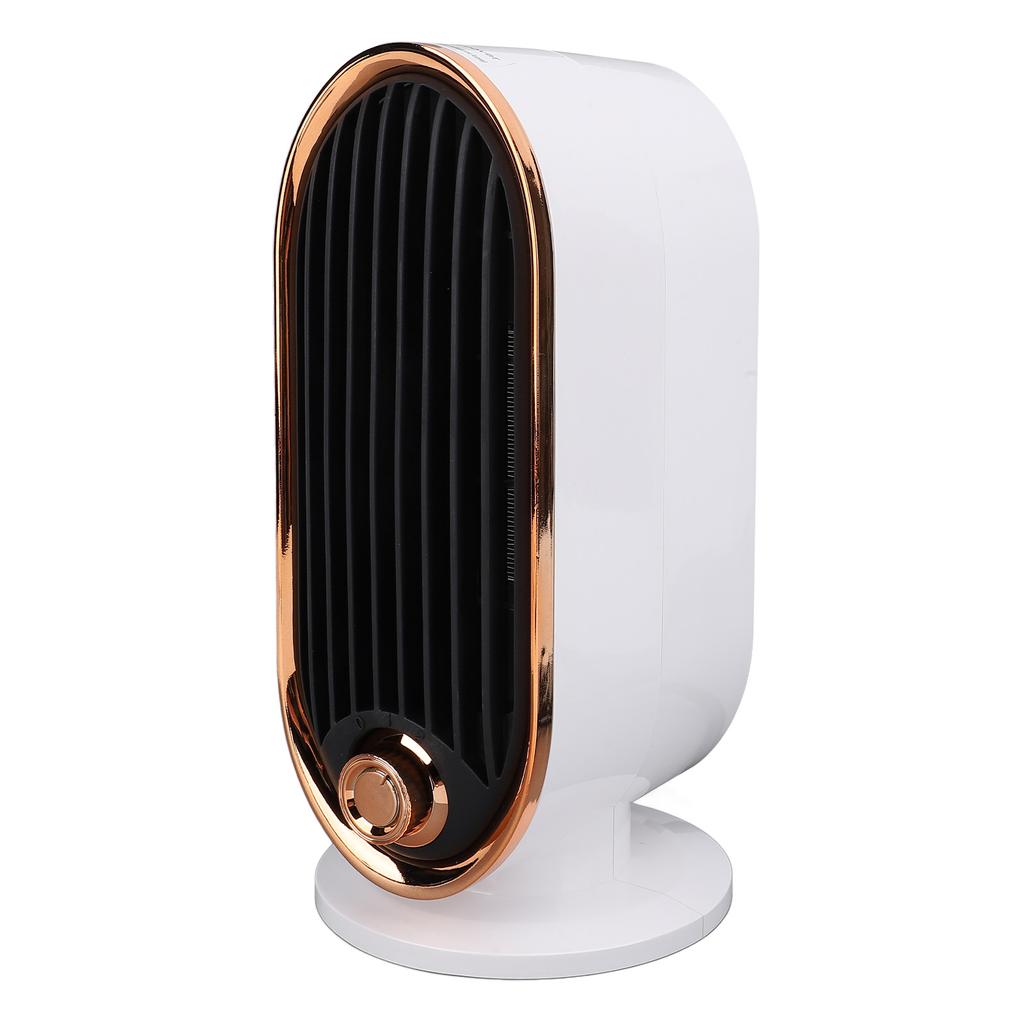 Desktop Space Heater Office Indoor Small Quiet Portable Vertical Hot Cold Dual Use White