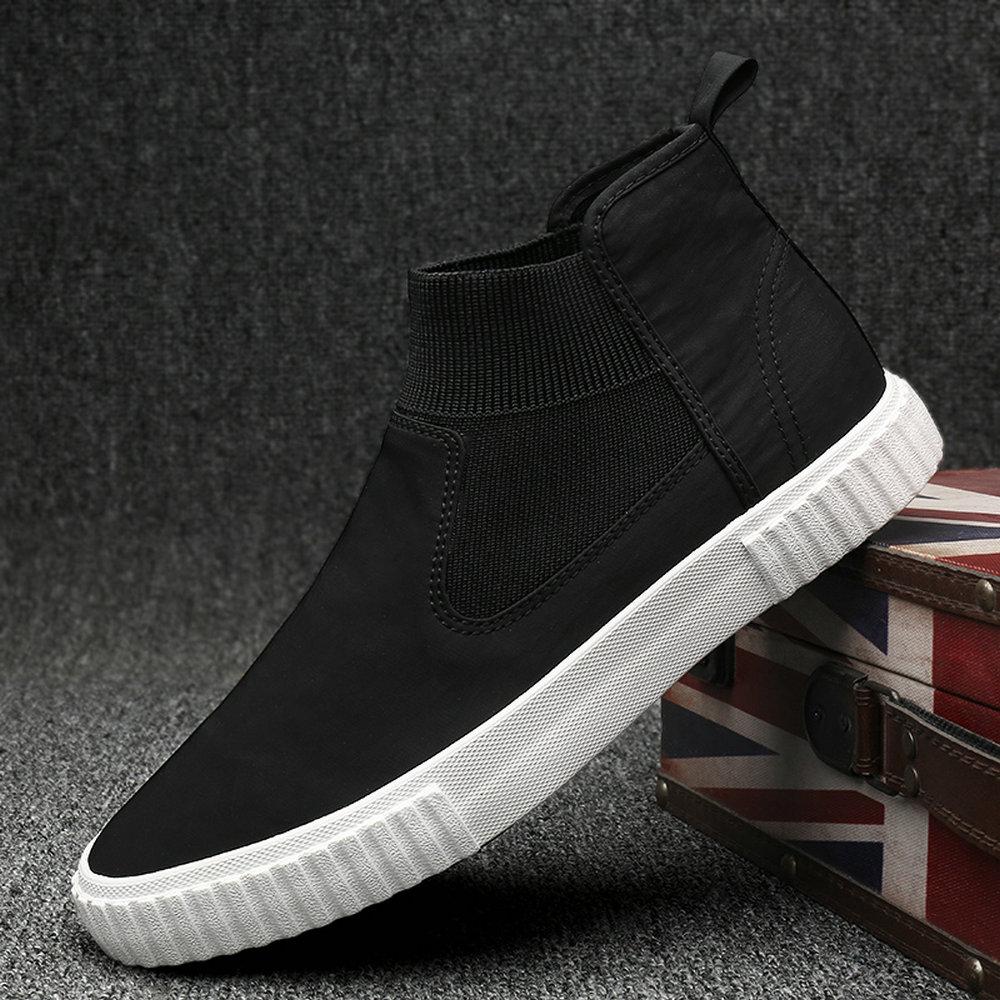 Sneakers Erkek Günlük Ayakkabılar yüksek bilekli Erkek kanvas Hafif Erkek tembel Ayakkabılar Moda Tenis Masculino Zapatos Hombre 2025