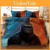 High Definition Digital Printing 3-piece Bed Sheet Set For American Size Bed Modern And Simple Style