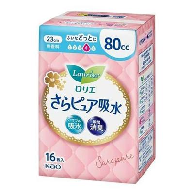 Kao Lorie Bosong Type Pur Moelleux 80cc Serviette Hygiénique Absorbante 16 feuilles