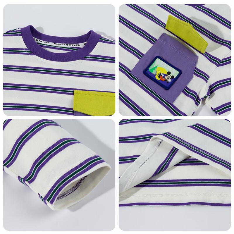 Disney Boys' Patchwork Pocket Long Sleeve T-Shirt