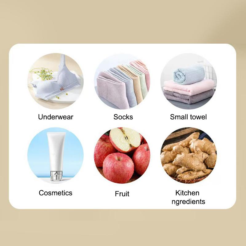 Multi-Layer Storage Mesh Bag Save Space Large Capacity Socks Storage Bags Wardrobe Hanging Multi-Function