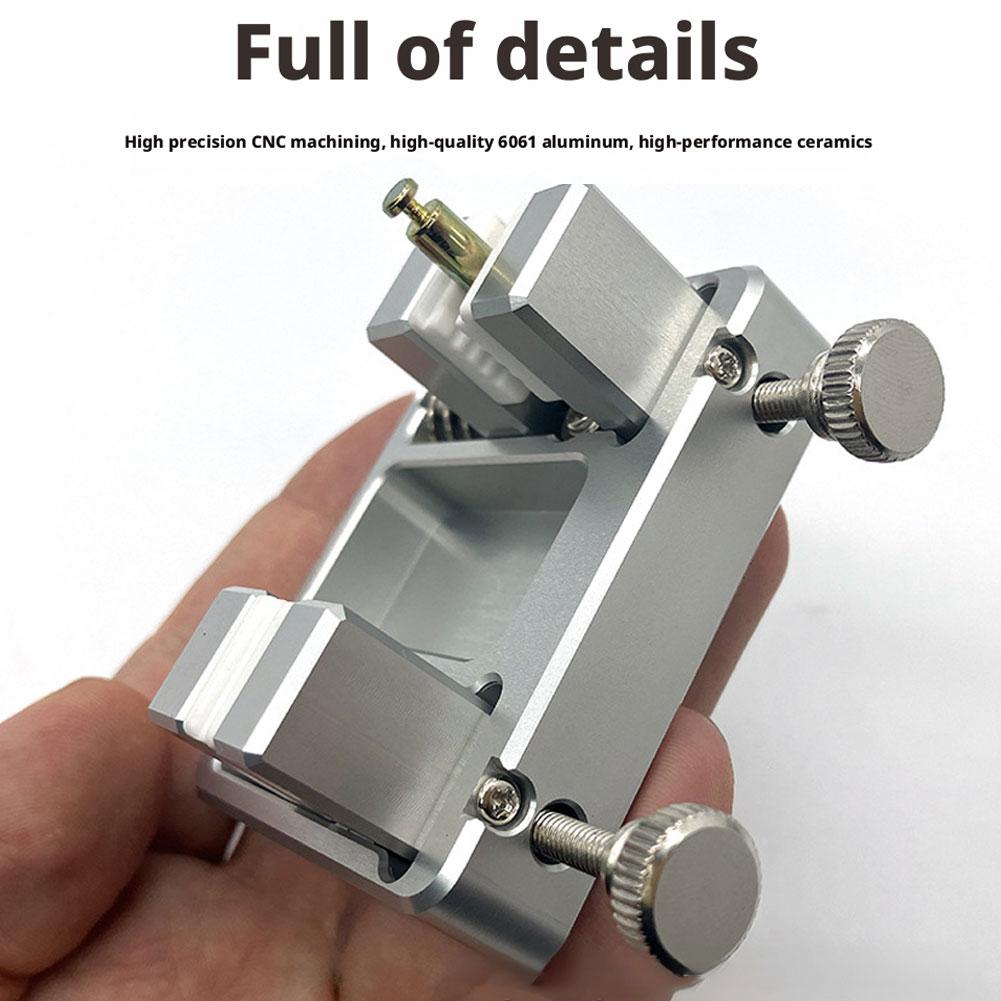 Heavy-duty Aluminum PCB DIY Welding Clamp With Temperature-resistant Jaw For Circuit Board Mounting Wire Conductor Clamp