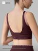Women's Color Block Sports Bra with Chest Pads - U-Shaped Back Yoga Tank 2026