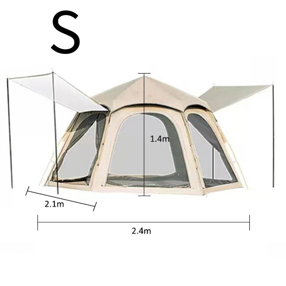 Outdoor SunProof RainProof Quick-Opening Tent Lightweight Waterproof Foldable Tent Full-Automatic Camping Picnic Sunshade Tent