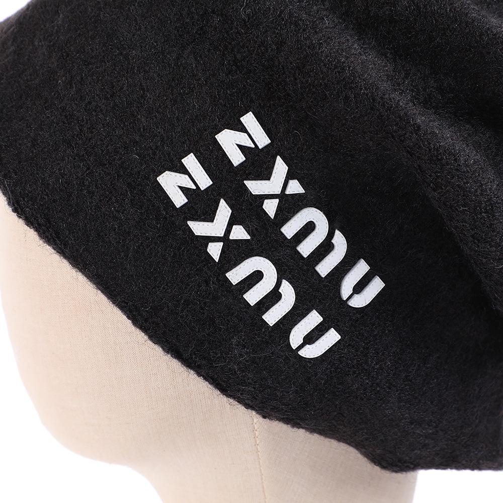 Korean Style Slouchy Beanie for Men & Women - Oversized, Deep Fit for Large Heads, Y2K Winter Fashion Hat, Face Slimming Couple Style